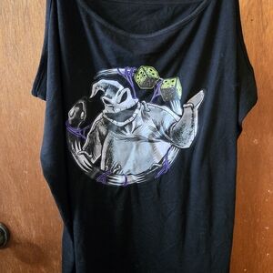 Black Sleeveless Graphic Tee